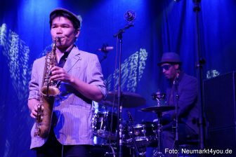 Yosuke Sato am Saxophon