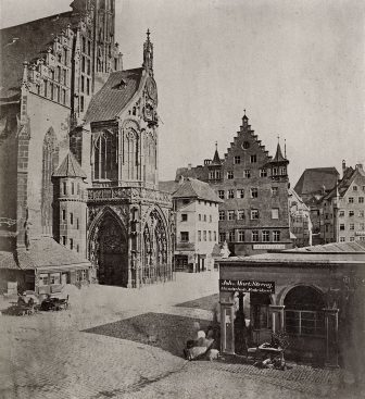 Frauenkirche Nürnberg um 1850