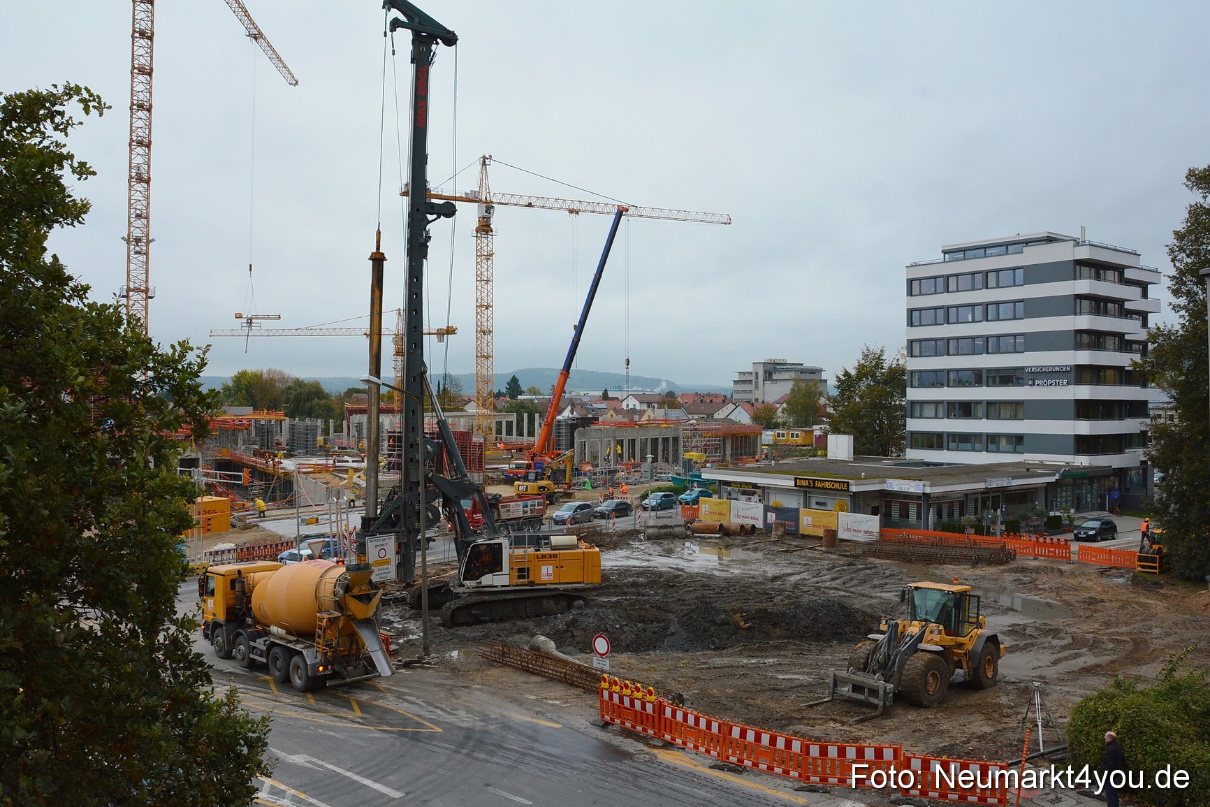 Die Tiefbauarbeiten am Unteren Tor sind in vollem Gange