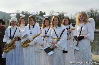 Stadtkapelle Berching beim Faschingszug 2015