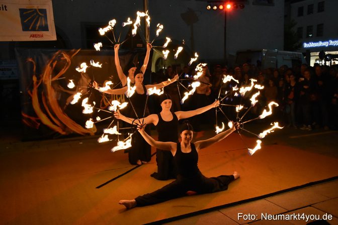 Die große Feuershow bei der Nacht der Sinne