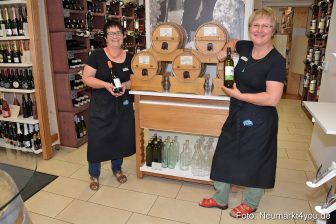 3 Flaschen Wein spendiert Rita Großhauser vom VOM FASS