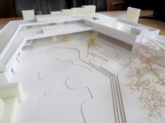 Modell des geplanten Ganzjahresbades