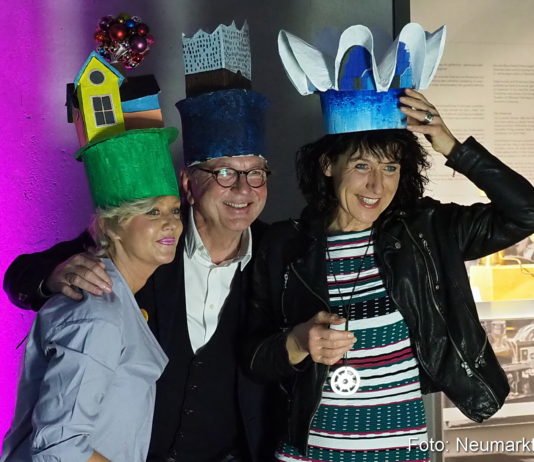 Gudrun Berschneider, Johannes Berschneider und Christine Degenhart beim Architekturfest 2018