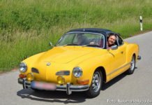 Oldtimertreffen Neumarkt 2018, strahlende Gesichter bei der Ausfahrt