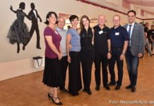 Ekaterina Leonova (4.v.l.) beim TSA-Neumarkt zu Gast