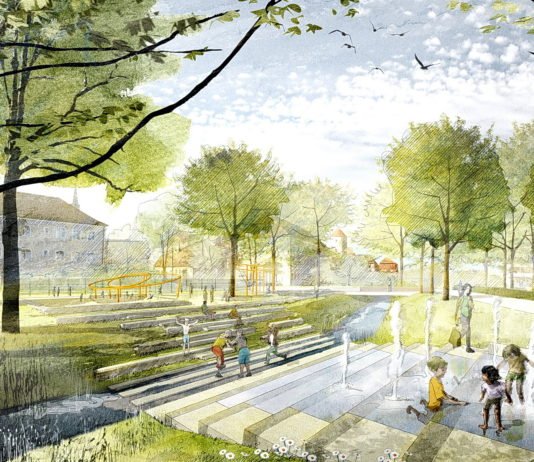 Illustration Stadtparkerweiterung