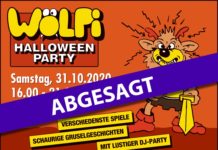Wölpi Hallloween Party abgesagt
