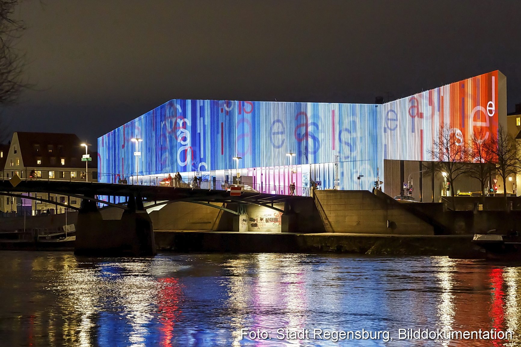 International Light Art Festival in Regensburg