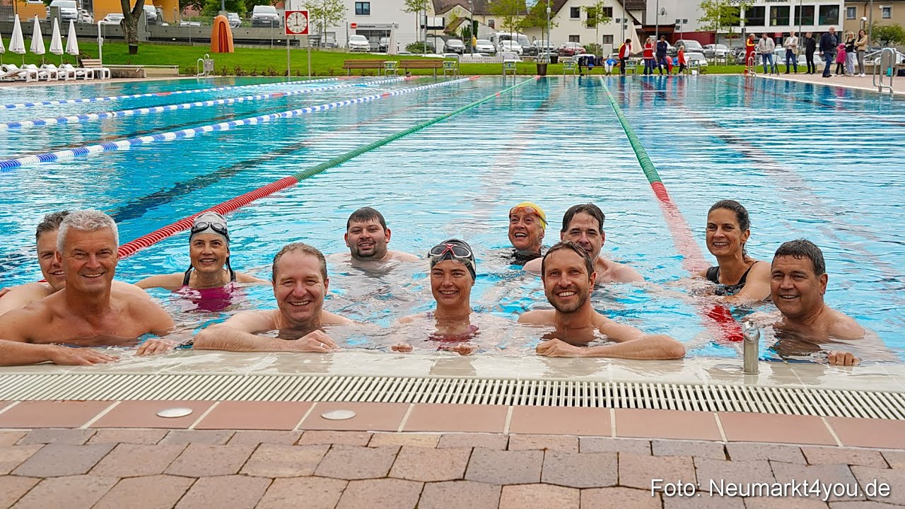 Anschwimmen Neumarkter Freibad 2024
